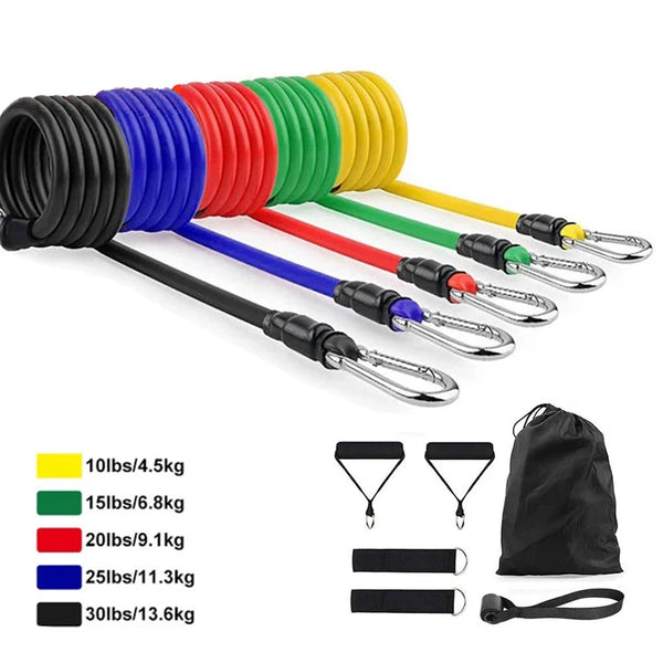 11-Piece Set Resistance Bands